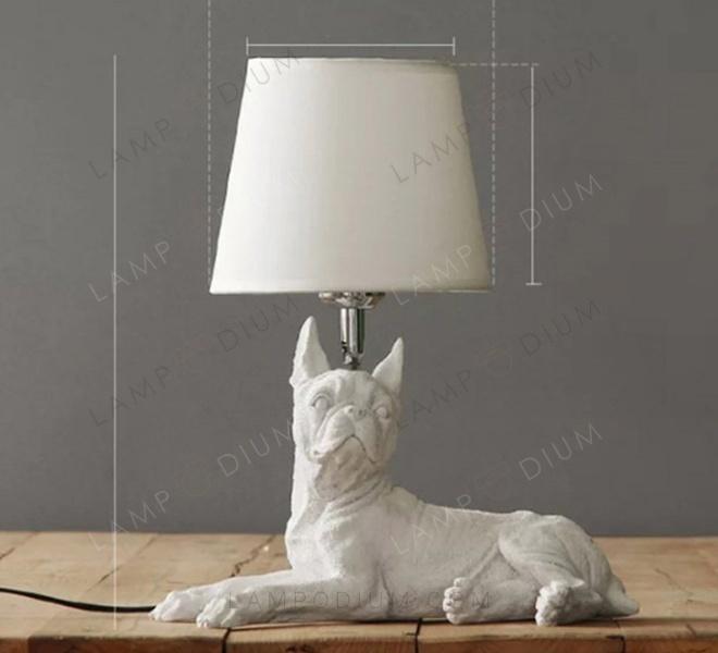 Table lamp STRICT DOG BOSTON LEZIONE