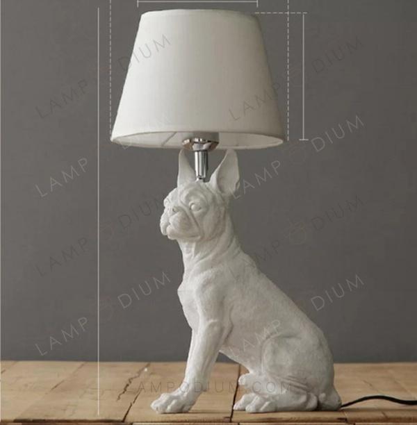 Table lamp STRICT DOG BOSTON SEDUTO