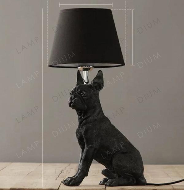 Table lamp STRICT DOG BOSTON SEDUTO