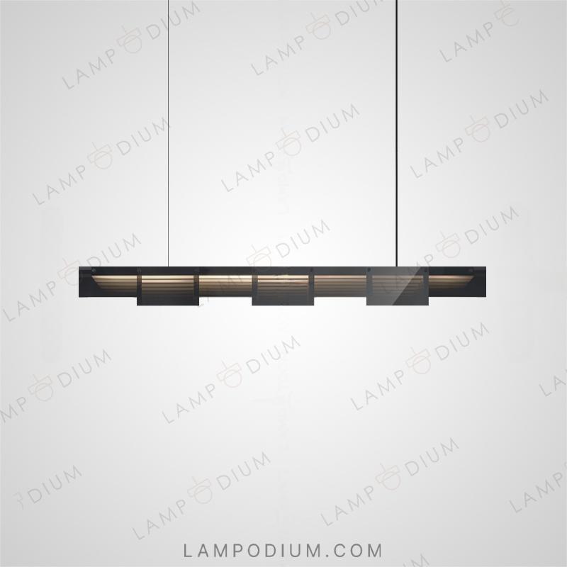 Linear, row luminaire TADDEUS