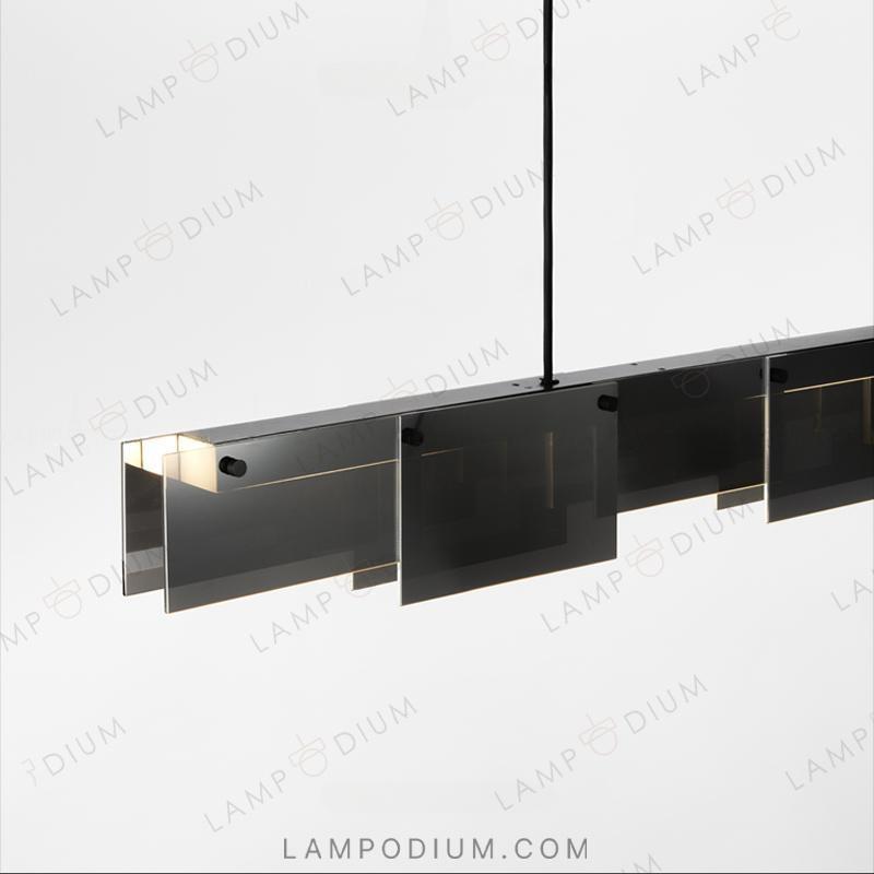 Linear, row luminaire TADDEUS