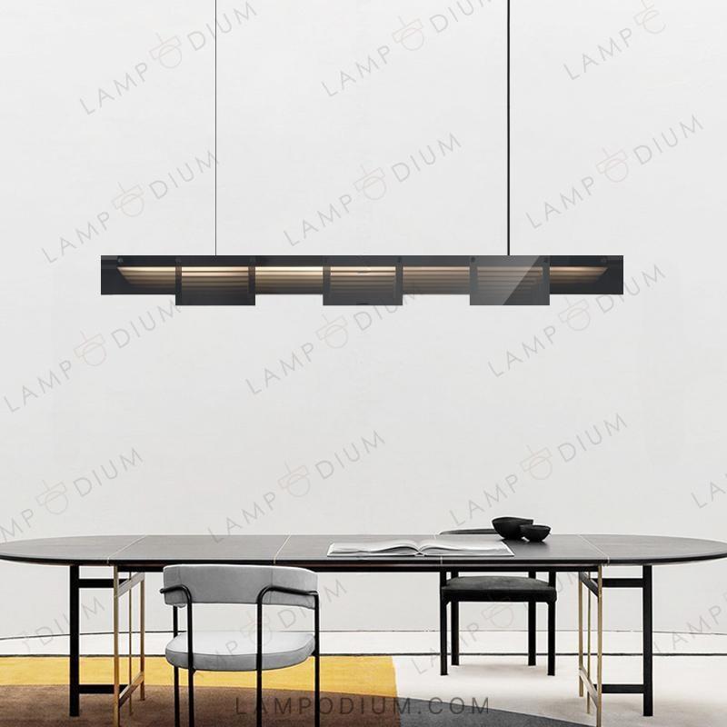 Linear, row luminaire TADDEUS