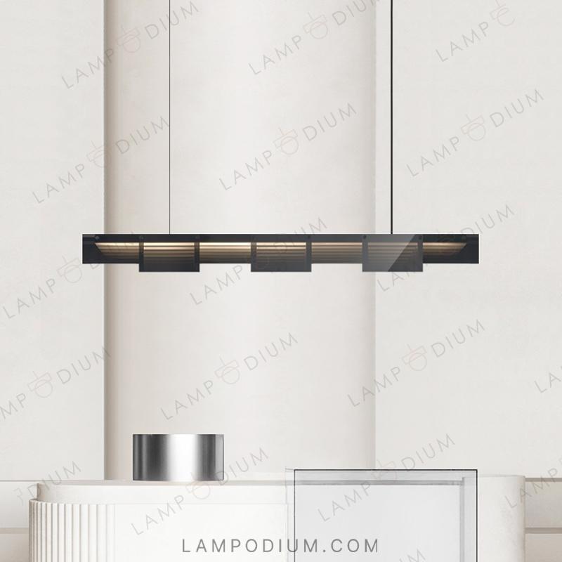 Linear, row luminaire TADDEUS