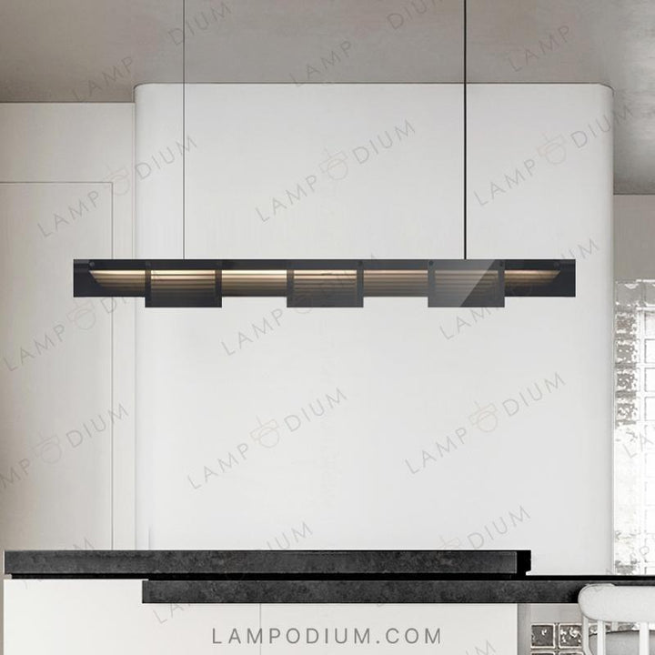 Linear, row luminaire TADDEUS