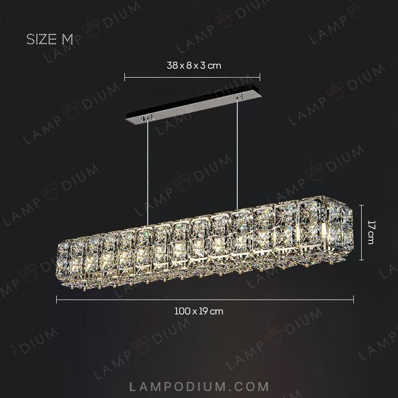 Linear, row luminaire TAKI LONG