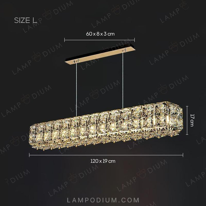 Linear, row luminaire TAKI LONG