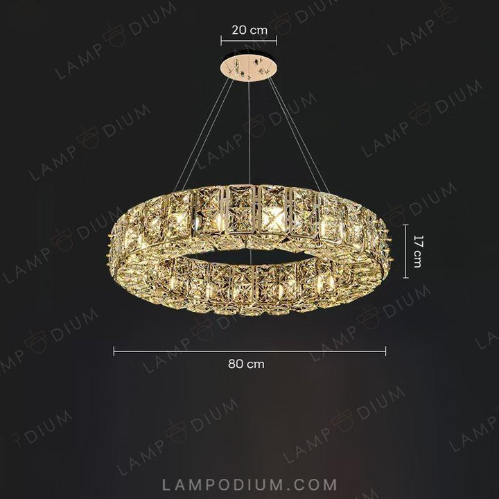 Ring chandeliers and light fixtures. TAKI R