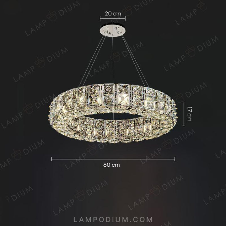 Ring chandeliers and light fixtures. TAKI R