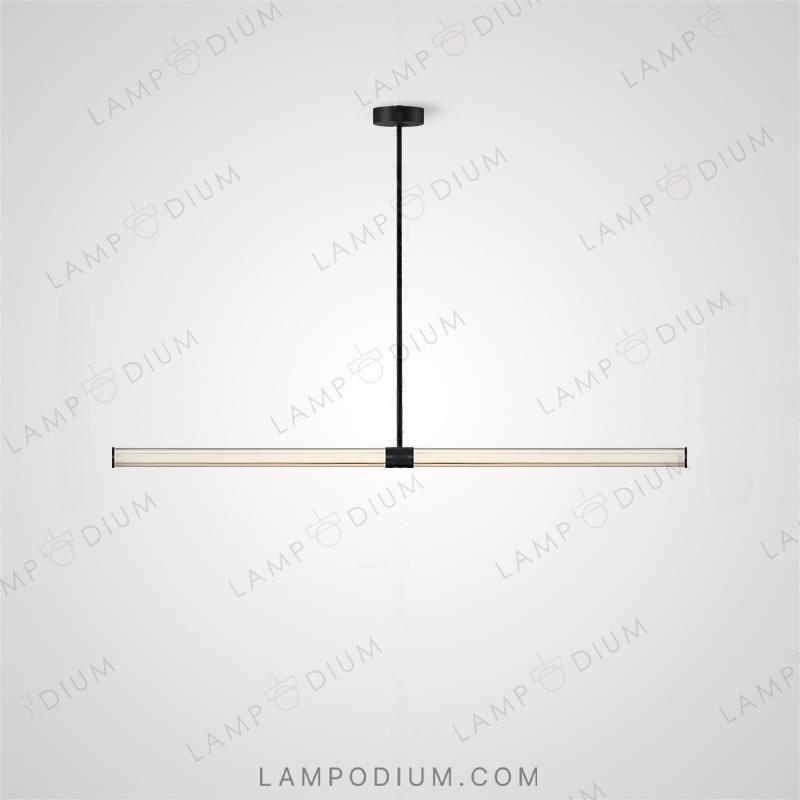 Linear, row luminaire TEOFIL