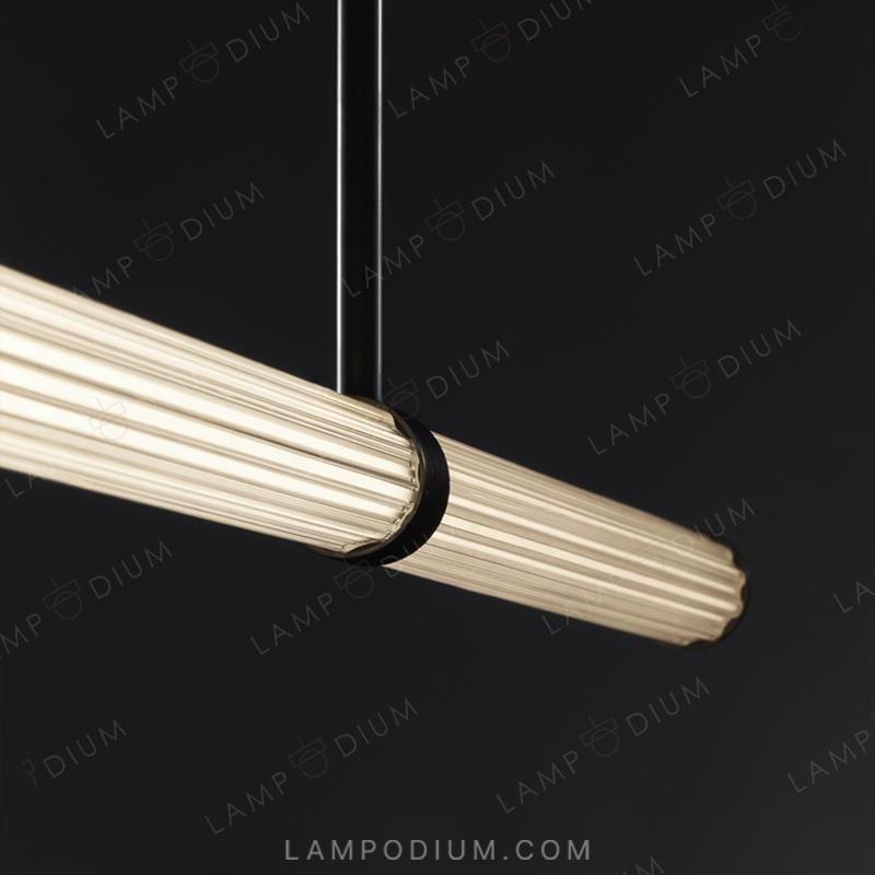 Linear, row luminaire TEOFIL