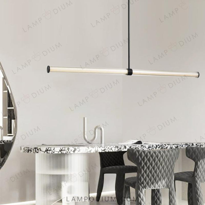 Linear, row luminaire TEOFIL