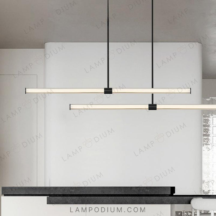 Linear, row luminaire TEOFIL