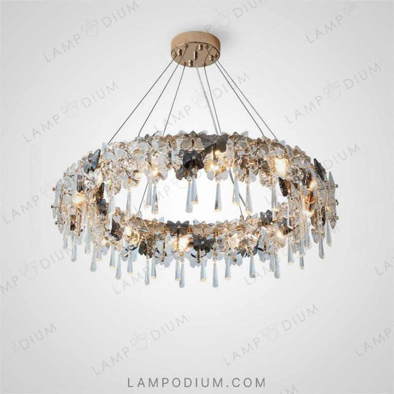 Circular chandeliers and light fixtures TERRANCE