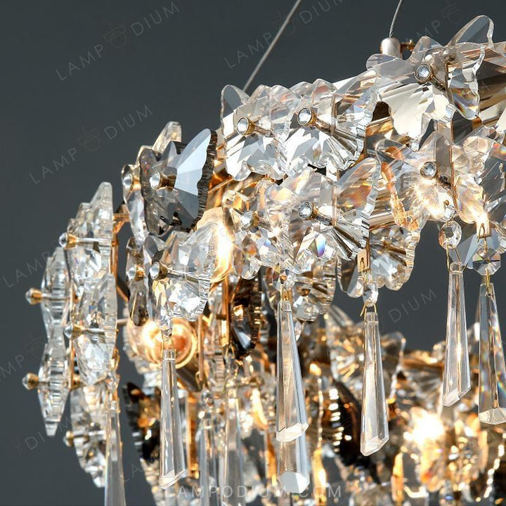 Circular chandeliers and light fixtures TERRANCE