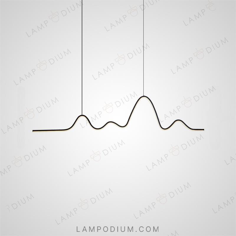 Linear, row luminaire TEUNIS