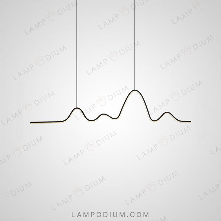 Linear, row luminaire TEUNIS