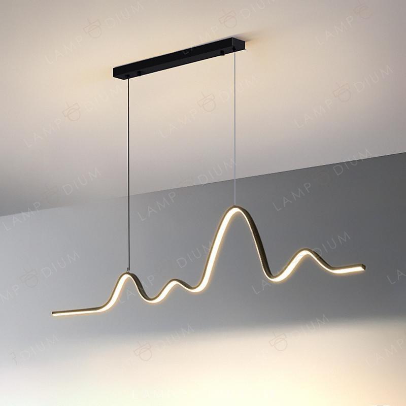 Linear, row luminaire TEUNIS