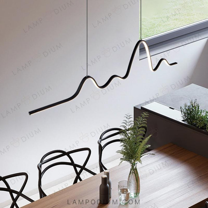 Linear, row luminaire TEUNIS