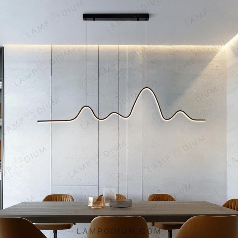 Linear, row luminaire TEUNIS