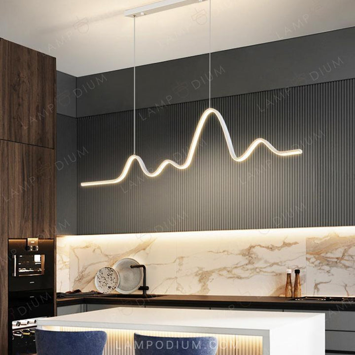 Linear, row luminaire TEUNIS