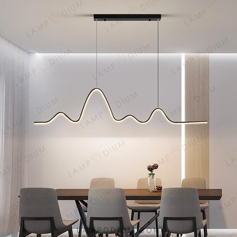 Linear, row luminaire TEUNIS