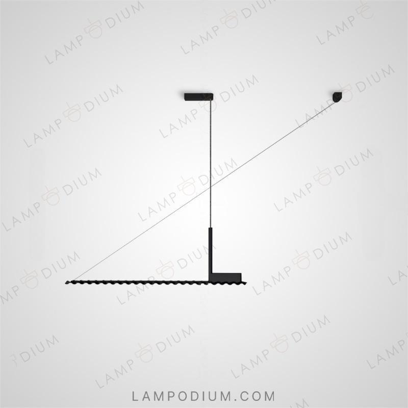 Linear, row luminaire TOBBY LONG