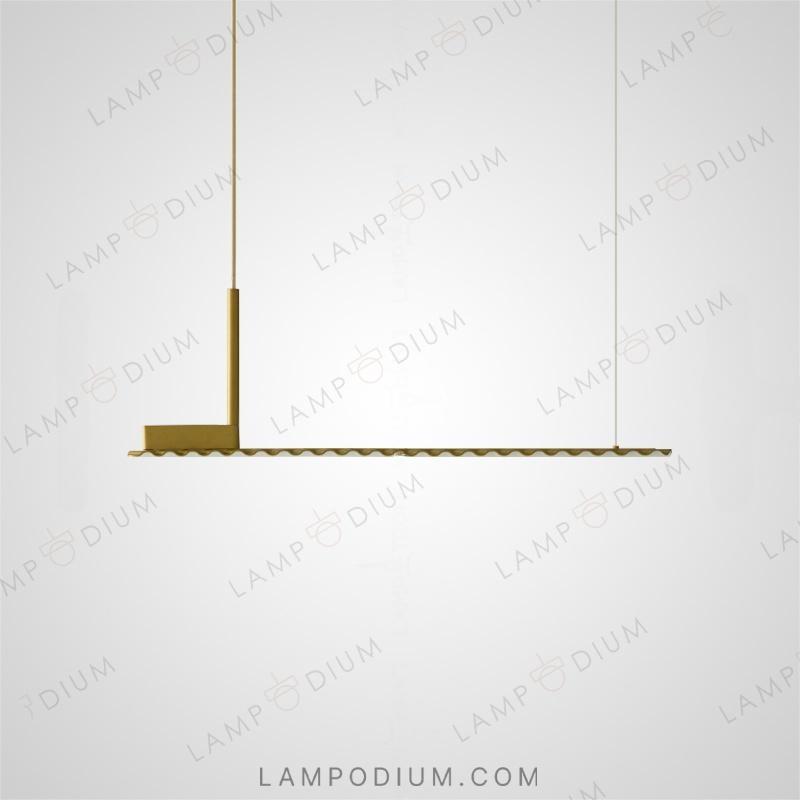 Linear, row luminaire TOBBY LONG