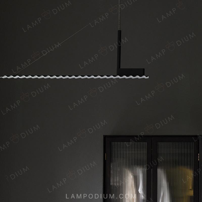 Linear, row luminaire TOBBY LONG