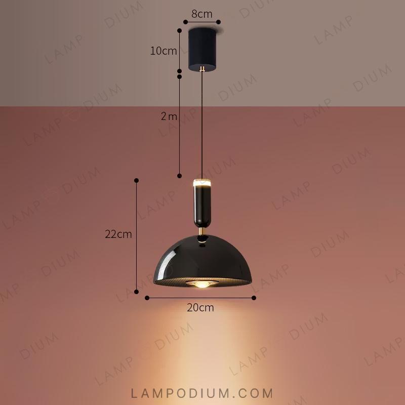 Hanging lamp TOFT DOME