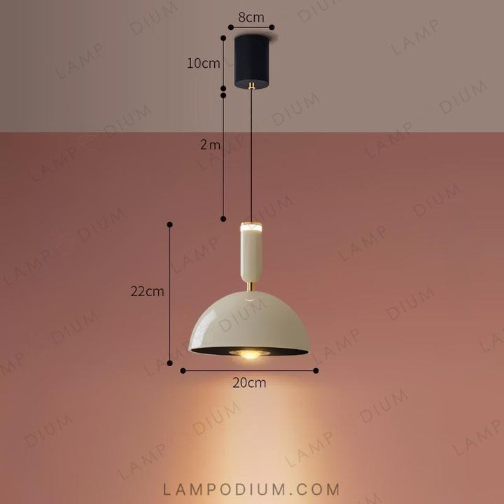 Hanging lamp TOFT DOME