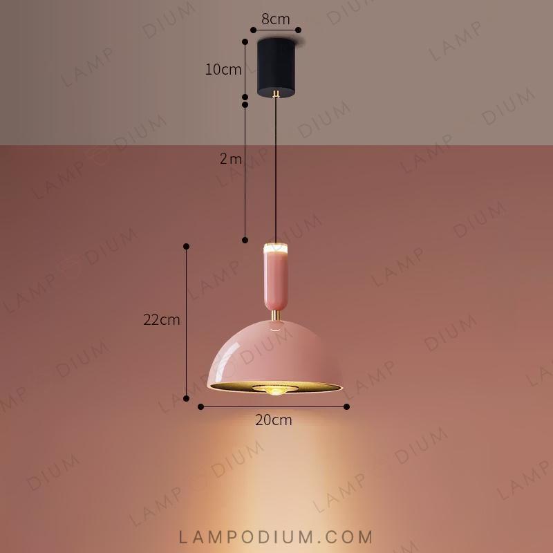 Hanging lamp TOFT DOME