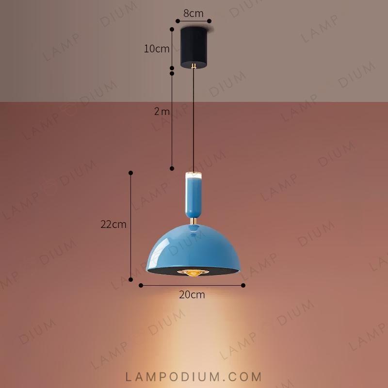 Hanging lamp TOFT DOME