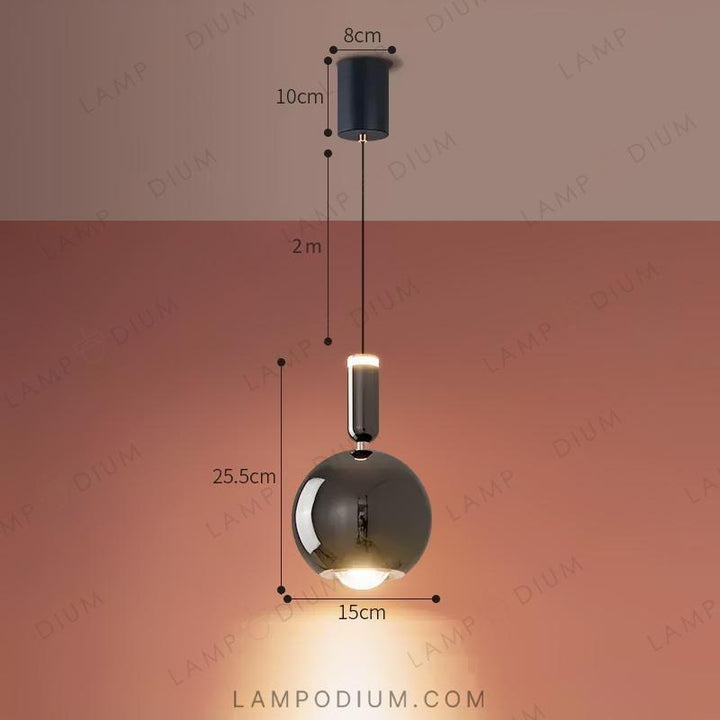 Pendant light TOFT ORB