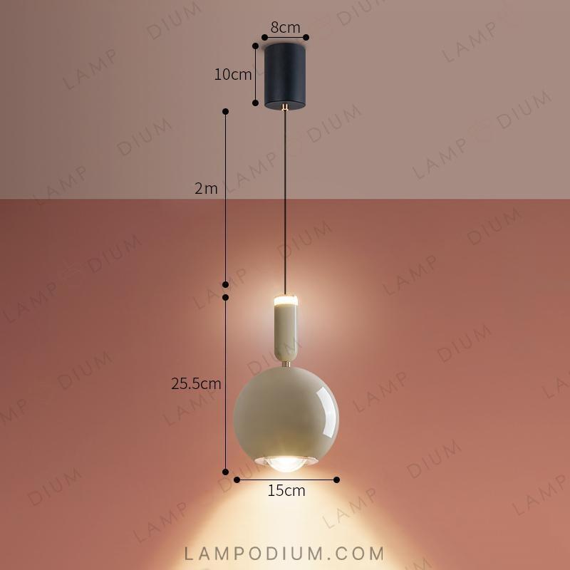 Pendant light TOFT ORB