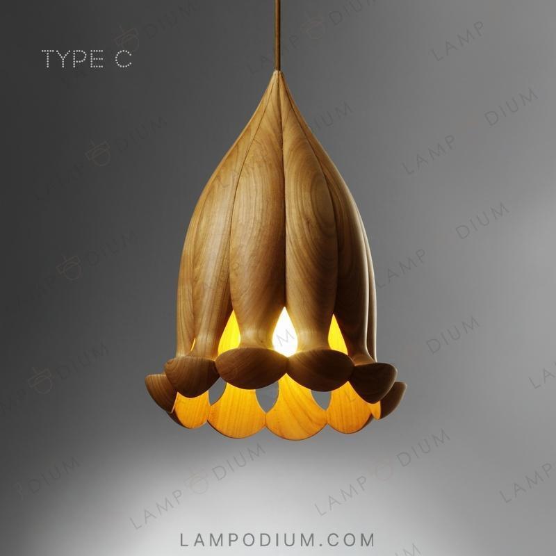 Hanging light fixture TOMPA