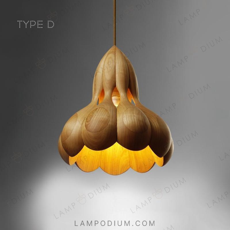 Hanging light fixture TOMPA