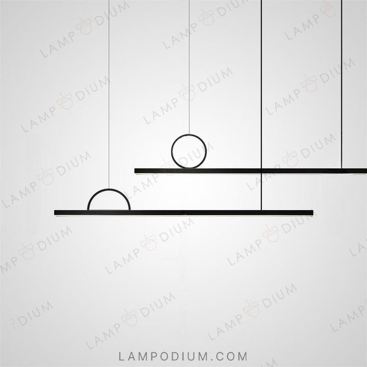 Linear, row luminaire TORVID