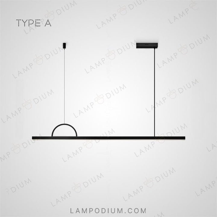 Linear, row luminaire TORVID