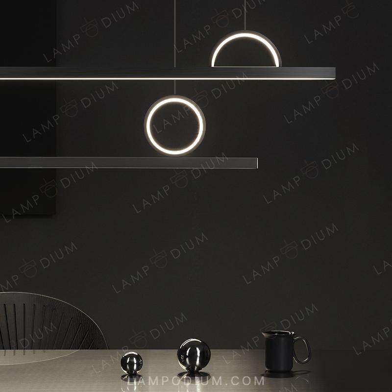 Linear, row luminaire TORVID