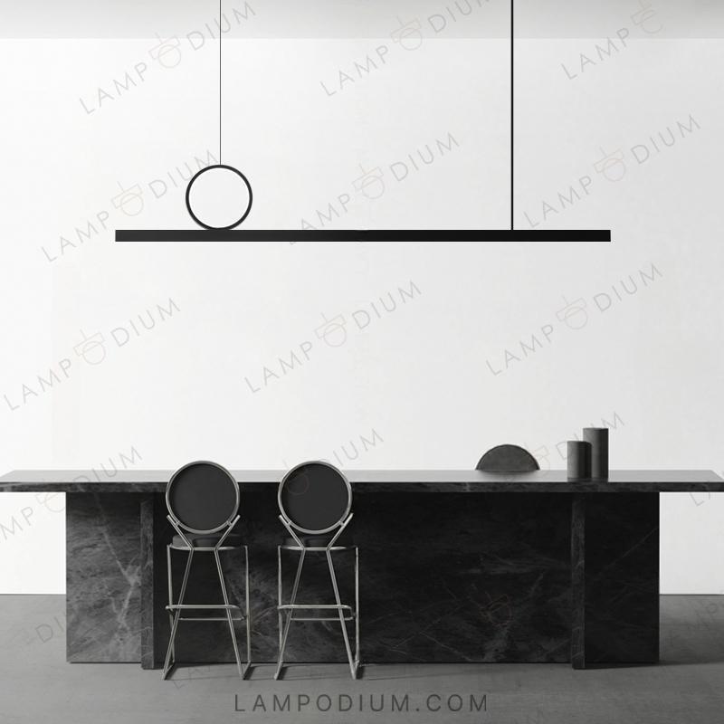 Linear, row luminaire TORVID