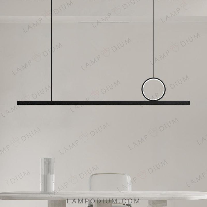 Linear, row luminaire TORVID