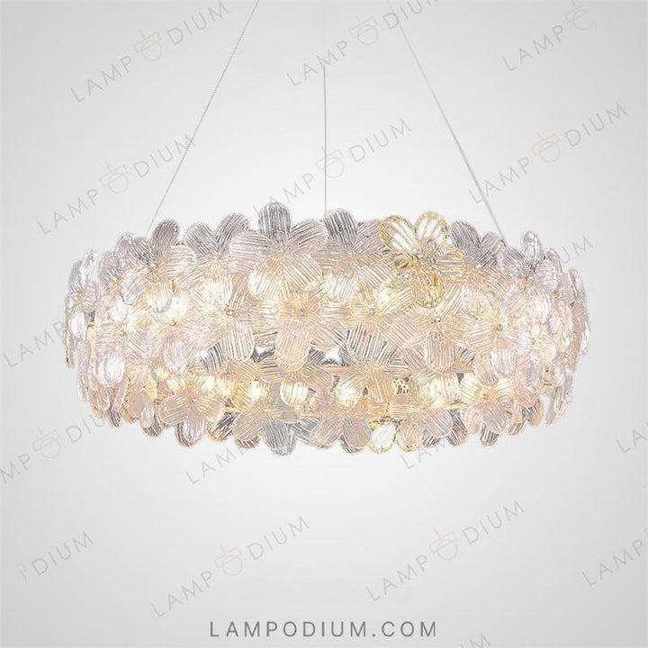 Circular chandeliers and light fixtures TOTTI B