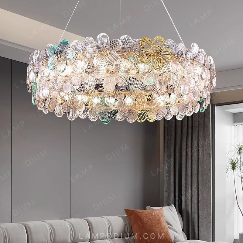 Circular chandeliers and light fixtures TOTTI B