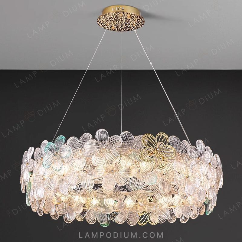 Circular chandeliers and light fixtures TOTTI B