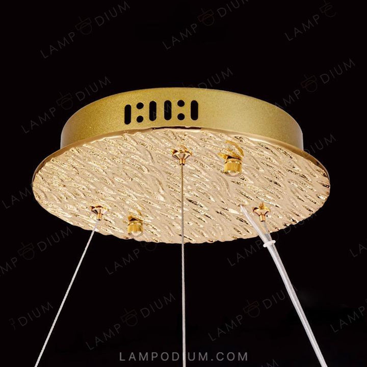 Circular chandeliers and light fixtures TOTTI B