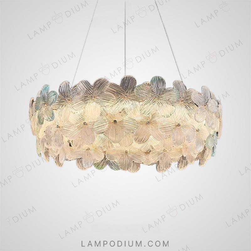 Circular chandeliers and light fixtures TOTTI