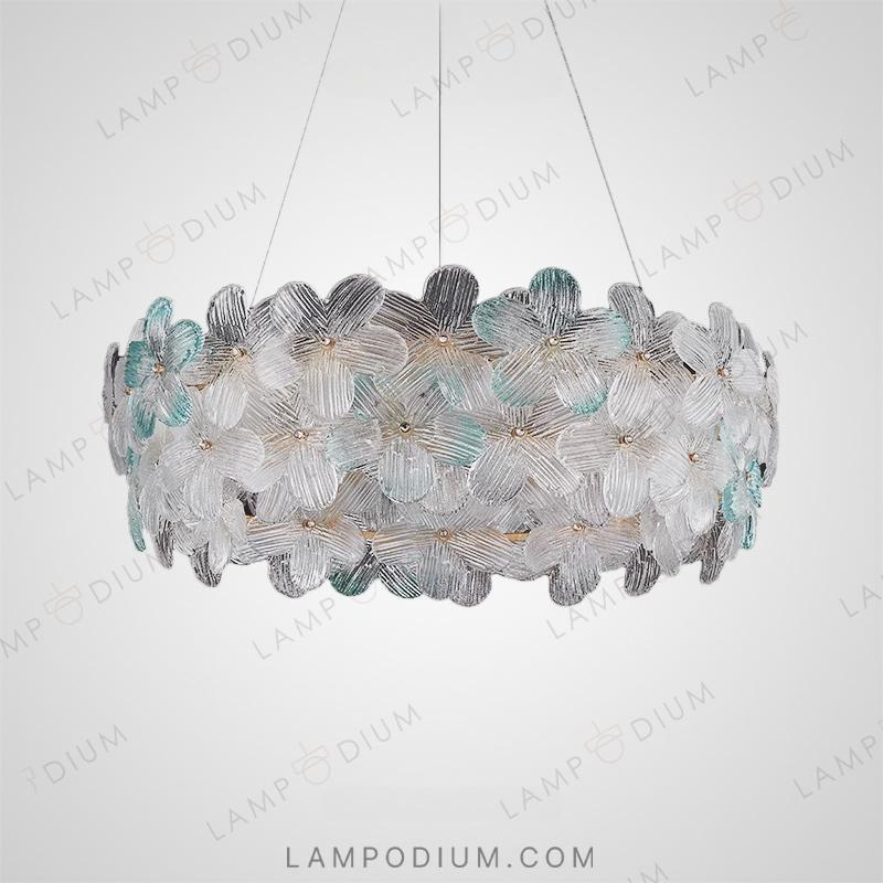 Circular chandeliers and light fixtures TOTTI