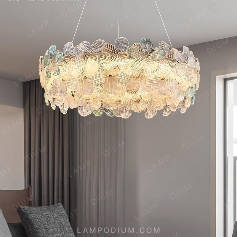 Circular chandeliers and light fixtures TOTTI