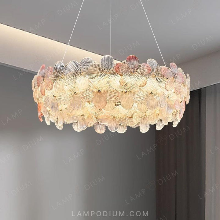 Circular chandeliers and light fixtures TOTTI