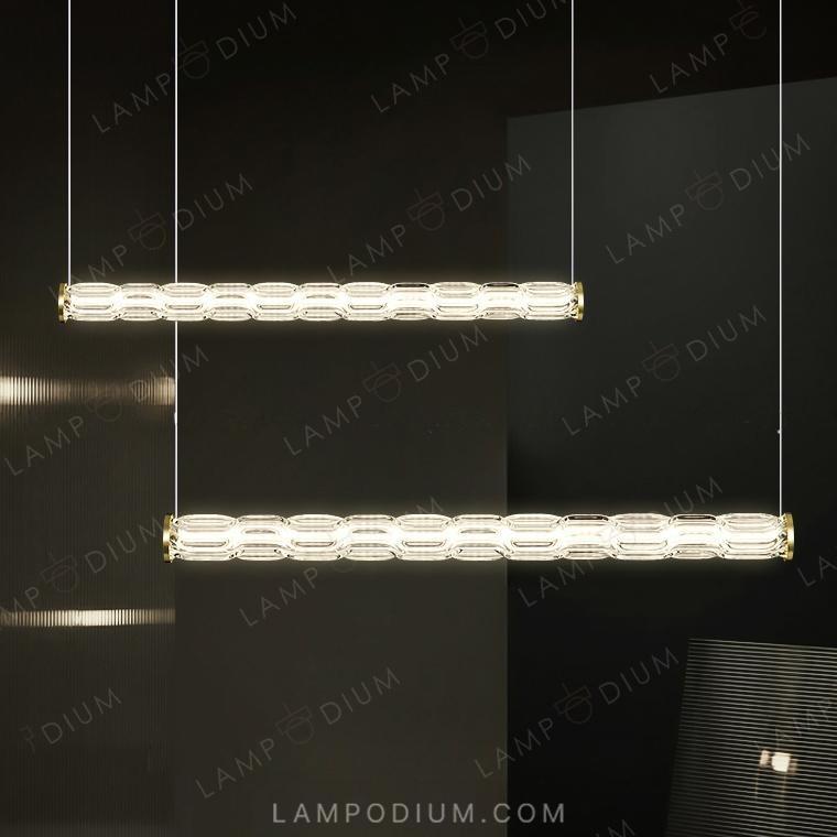 Linear, row luminaire TRICKLE